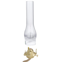 B&P Lamp #2 Kerosinlampenbrenner und hochwertiger, transparenter Kamin, 7,6 x 30,5 cm