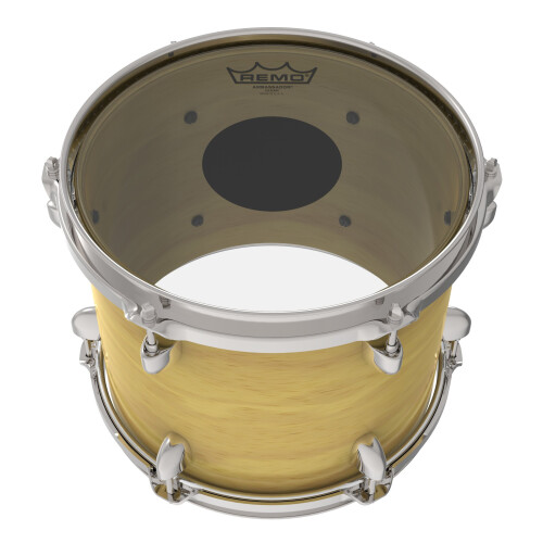 Remo Sond Sound Clear Drum Head com ponto preto - 12 polegadas 1