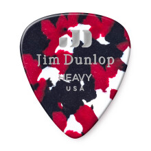 Dunlop 483P06HV Äkta Celluloid, Konfetti, Tung, 12/Spelarpack