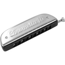 Hohner 253 Chrometta 10 Harmonica Key of Cur
