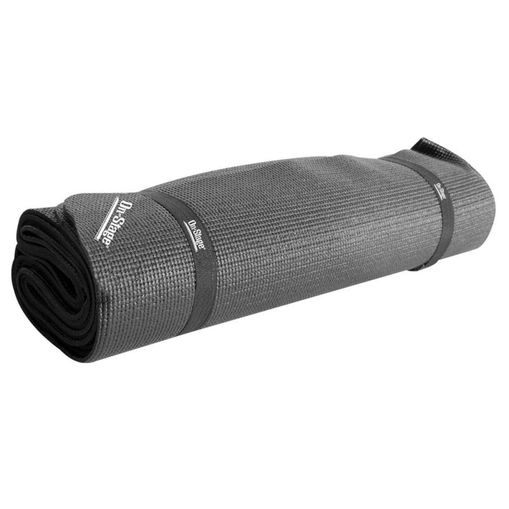 On-Stage DMA6450 DrumFire Non Slip Drum Mat with Bag  6' x 4'