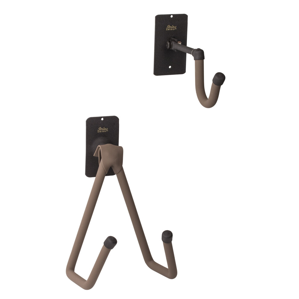 String Swing BHH14-FW Baritonhalter, 2-Teilig, Schwarz, Flache Wand-image