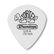 Jim Dunlop 478R73 TortexA Bianco Jazz III 73mm 72Borsa