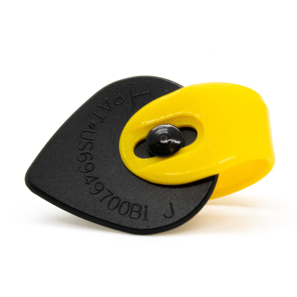 Fred Kelly Picks D5J-H-3 Delrin Bumblebee Jazz Heavy Plettro Per Chitarra-image