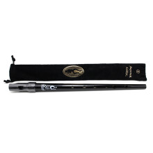 Svart Clarke Sweetone D Traditionell irlndsk tenn Penny Whistle & Soft Black Whistle Pouch