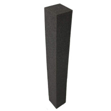 S?t med 2 - Akustisk skumstudio hj?rneblokv?g Finish Akustisk 3 """" X 3 """" X 24 """" - Farve: kul
