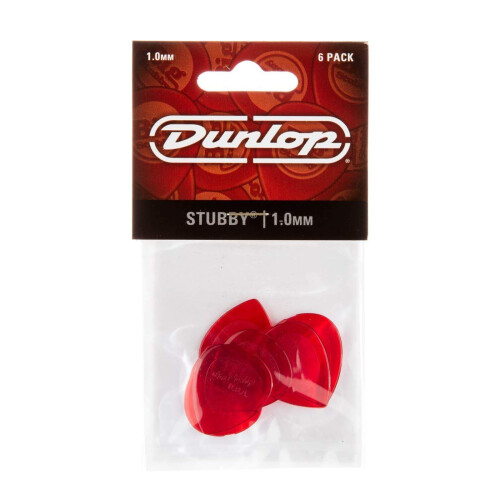 Dunlop Dunlop Stubby 1 Plektrum (6-pack) 1
