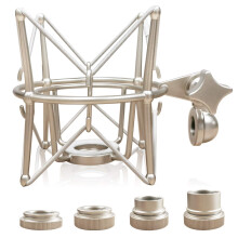 Boseen Microphone Shock Mount Mic Holder - Anti Vibration Spider Shock