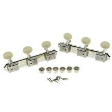 Dopro nikkel m/alderen hvid 3 pr. Side 3x3 p? en plade vintage guitar tuning n?gler til epiphone lp jr