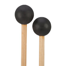 Shappy Bell Mallets Glockenspiel Sticks Rubber Xylophone Mallet Percussion with Wood Handle 15 Inch Long Black