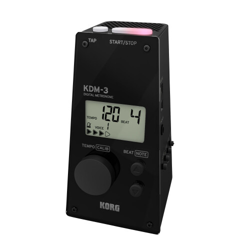 Korg KDM-3 Ψηφιακό Μετρονόμο με Μνήμη και Λειτουργία Αυτόματης Σβέσης - Μαύρο