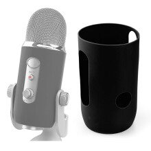 Yousshares Blue Yeti Protector - Fuld beskyttelse af siliciumd?kning til Yeti & Yeti Pro Microphone (Blackout)