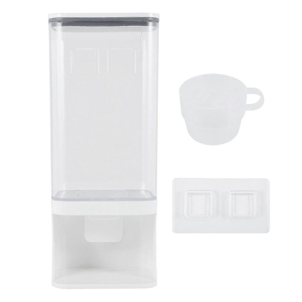 Wall-mounted Dry Food Dispenser, Transparent Plastic, Dry Food Dispenser, Dry Food Fruit Storage Bo