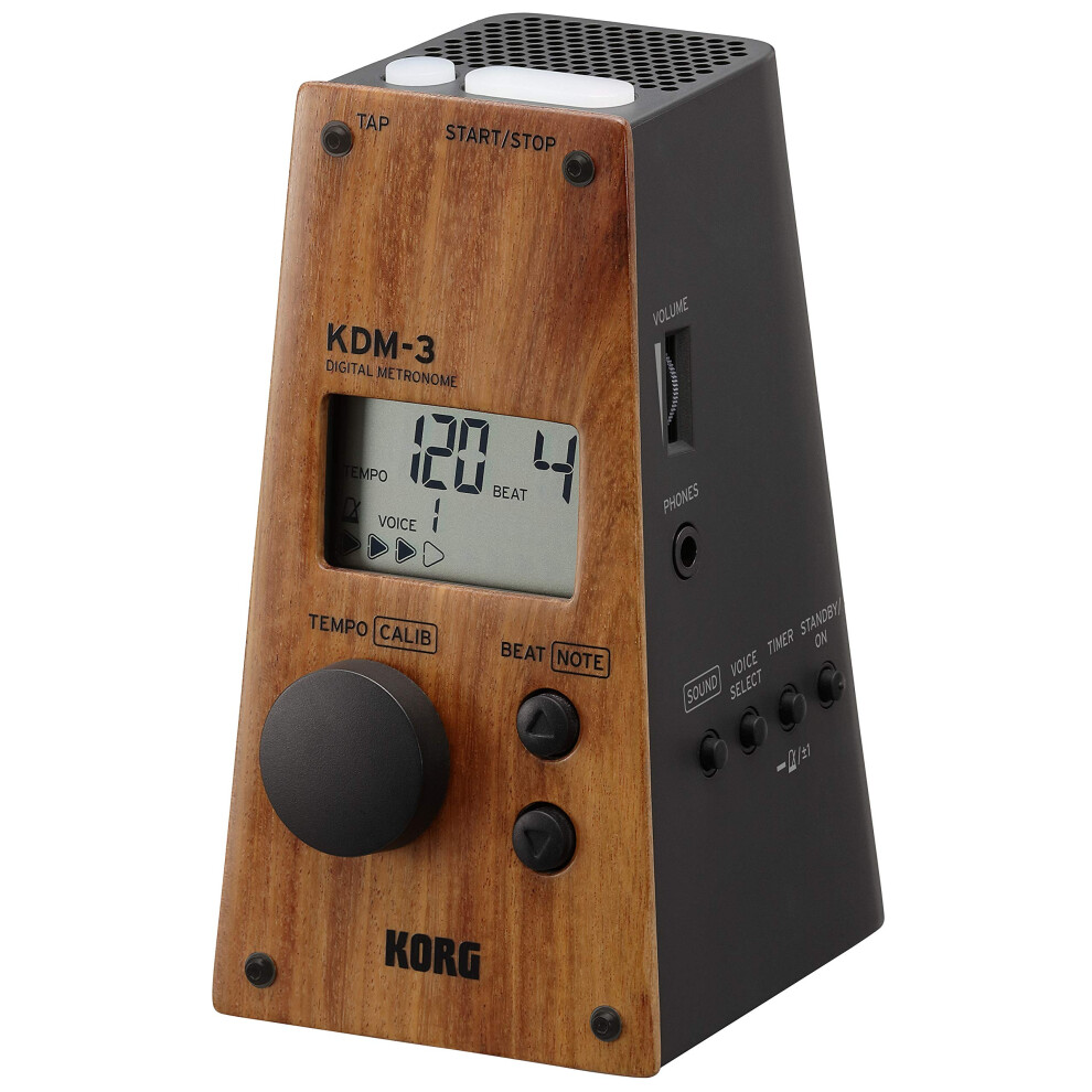Korg KDM-3 Digital Metronome  Wooden Black