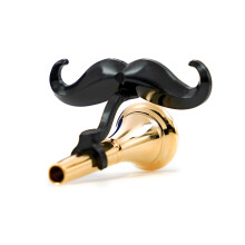 Brasstache - Aufsteckbarer Schnurrbart f?r Waldhornmundst?ck