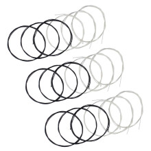 Jysun klassiske guitarstrenge 3 Fuld s?t med sort nylon til E-1st B-2nd G-3RD og Nylon Core Silver-Plated Copper Wound til D-4th A-5th E-6th