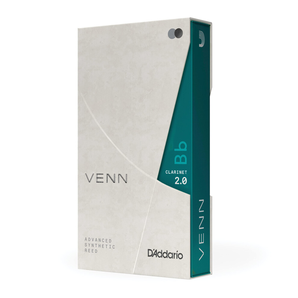 D'Addario VENN G2 Synthetic Clarinet Reeds - Bb Clarinet Reed with Adv