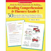 Week-by-Week Homework for Building Reading Comprehension & Fluency: Grade 1