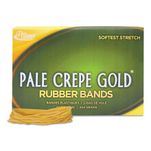 Alliance(R) Pale Crepe Gold Gummibnder in 1 Pfund. Box Nr. 19 3 1/2 Zoll. x 1/16 Zoll. Schachtel von 1890