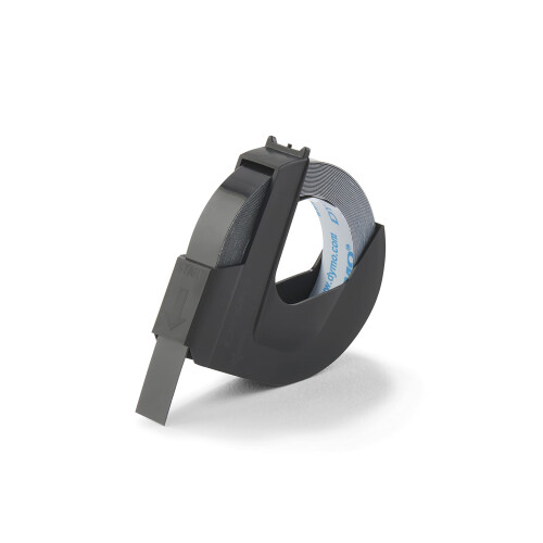 DYMO Ετικέτες 3D DYMO για Μηχανές Ετικετών, Λευκή Εκτύπωση σε Μαύρο, 3/8'' x 9.8', 1 ρολό (520109)