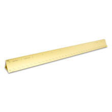 Alumicolor Aluminium Architect Hollow Scale for School Office Art and Drafting 12IN Gold