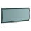 Advantus People Ponteiro Parede/porta Sinal 8,5 x 4 polegadas Tampa de pl   stico Base de alum   nio (75390) preto/prata 2