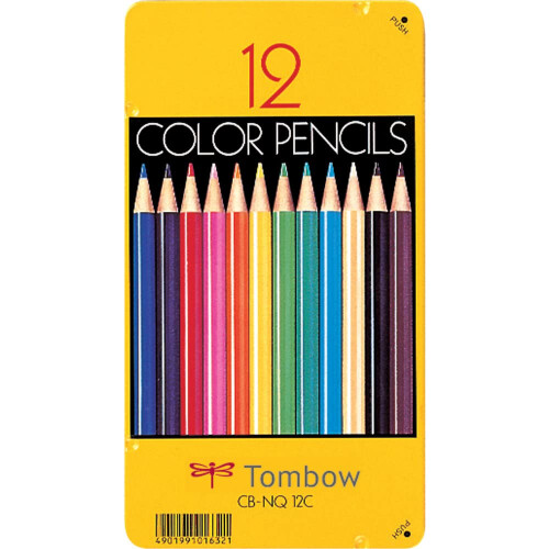 Tombow CB-NQ12C Χρωματιστά Μολύβια, NQ, 12 Χρώματα