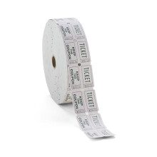 Generations Consecutively Numbered Double Ticket Roll White 2000 Tickets per Roll 22043