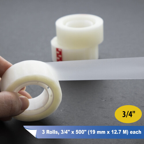 Bazic 3/4 """" X 500 """" Banda invizibila (3/pachet) 1
