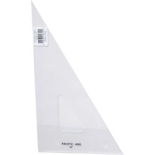 Tri   ngulo de desenho de arco do Pac   fico 10 polegadas 30/60/90 graus acr   lico claro