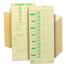 Tops 1291 Casov karty Pondelok-Nedela Nadcasy 500/BX 3-1/2-Inch x 8-1/2-Inch