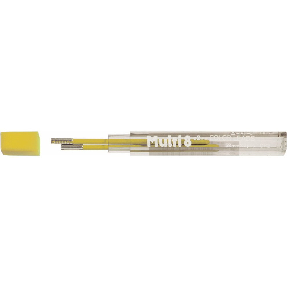 Pentel Color 2Mm Lead Refill Yellow (Ch2-G)