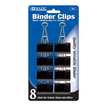 B BAZIC PRODUCTS Stredn cierna spona do zakladaca 1 1/4"""" (32 mm) (8 kusov/balenie)