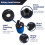 Pacific Arc Hand Held Rotary Lead Pointer with Sharp and Blunt Settings and Lead Cleaner  Blue 5