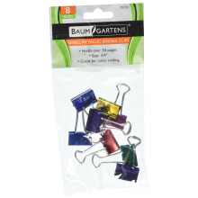 Baumgartens 29720Kleine Binderklammern 0,75"" 8/Pkg-verschiedene Farben
