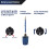 Pacific Arc Hand Held Rotary Lead Pointer with Sharp and Blunt Settings and Lead Cleaner  Blue 4