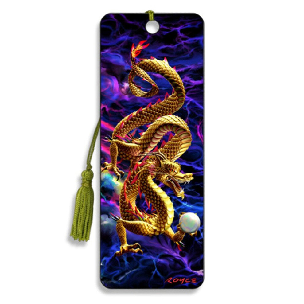 Cheatwell BK23GD 3D Bookmark Golden Dragon, 58 X 153Mm-image