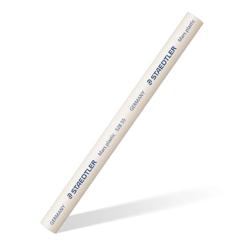 Staedtler Αναγκαία Σβήστρα Staedtler Mars Plastic για Κρατητήρα, 2-Τεμάχια (52855BK2), Λευκή 2