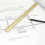 Alumicolor Aluminium Architect Solid Drafting Scale 12IN Gold 5