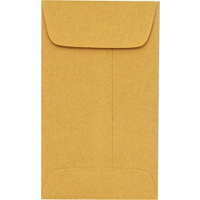 LUXPaper #5 1/2 Φάκελοι Νομισμάτων | 3 1/8" x 5 1/2" | Καφέ Kraft | 24lb. Κείμενο | 50 Τεμάχια