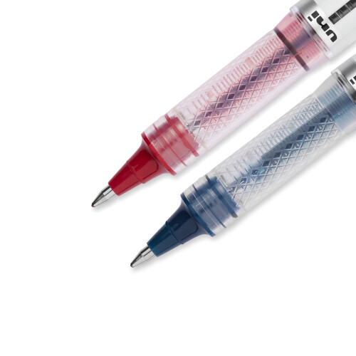 Uni-Ball uni-ball Vision Elite BLX Rollerball Αναγλύφοι Μελάνης Bold Point, 0.8mm, Μπλε/Μαύρο, 2 Πακέτο 2