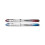 Uni-Ball uni-ball Vision Elite BLX Rollerball Αναγλύφοι Μελάνης Bold Point, 0.8mm, Μπλε/Μαύρο, 2 Πακέτο 2