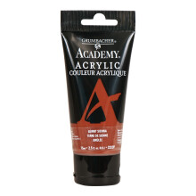 Grumbacher Academy Academy Culoare de vopsea acrilica: Sienna ars Marime: 254 oz (C023P)