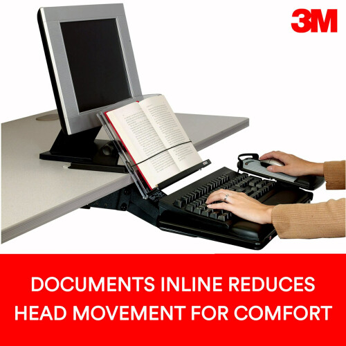 3M 3m DH630 Document em linha titular de 14 polegadas x5-1/2 polegadas x9-1/2 polegadas Clear/Black 2