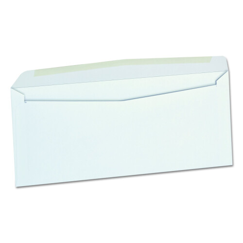 Universal Universal 36320 Sid söm Affärs Kuvert, #10, 4 1/8 x 9 1/2, Vit, 500/Box