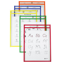 CLI40620 - Opakovane pou iteln vreck na such mazanie od C-Line, r zne z kladn farby, 9 x 12, 25 ks