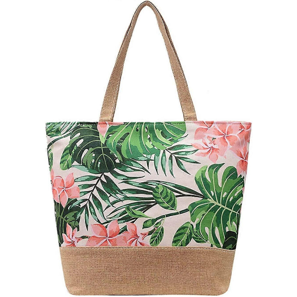Large Beach Tote Bag, Women Waterproof Canvas Bags,sandproof Travel Shopping Handbag