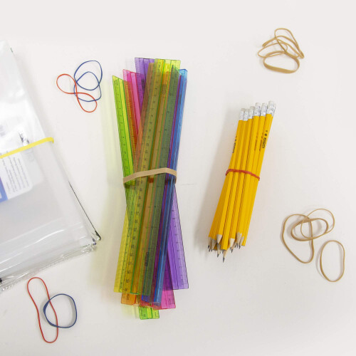 BAZIC 56.70g Ροζ Rubber Bands Διαφορετικών Μεγεθών (6100-36) 2