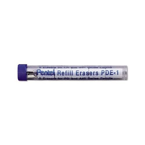Pentel Αναγκαία Γόμα, PDE1, 5/Σωλήνα, Πωλείται σε Πακέτο 3
