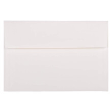 JAM PAPER A8 Strathmore Einladungsumschlge  5 1/2 x 8 1/8  Hellwei gewebt  50/Packung